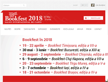 Tablet Screenshot of bookfest.ro